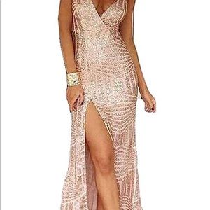Sequin maxi dress
